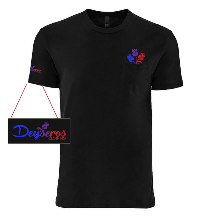 "Tr3s Rose" Pocket Tee